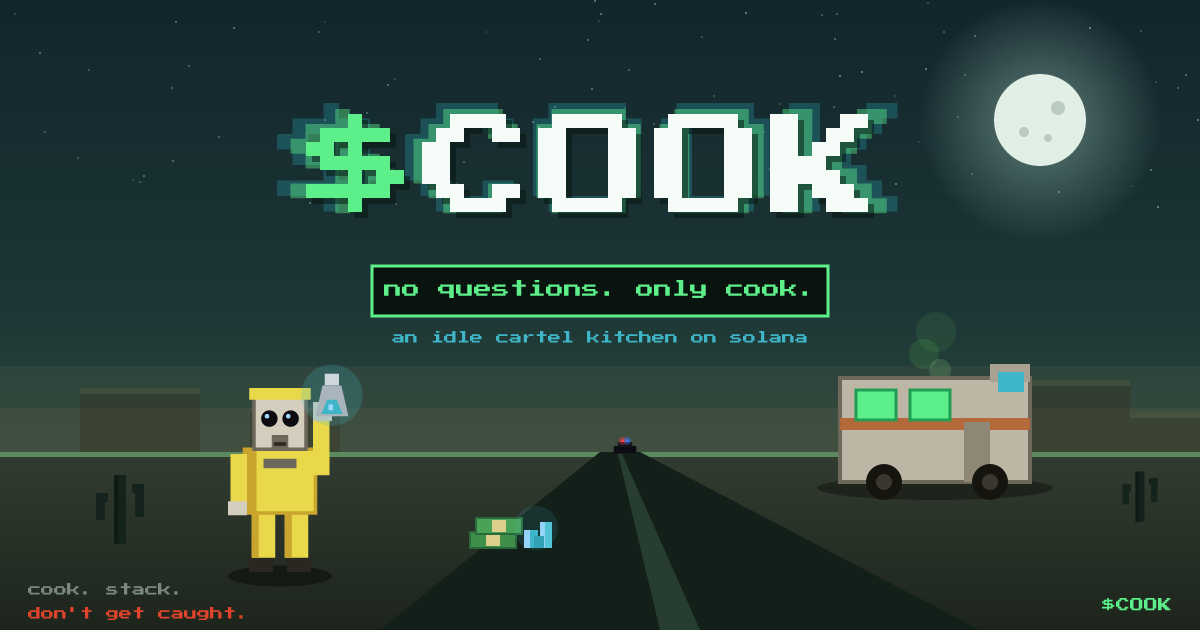 $COOK — cook, stack, don't get caught
